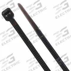 GRAINGER Cable Tie: 4 in Nominal Lg, 1 in Nominal Max. Bundle Dia., 0.1 in Wd, Outdoor Use, 1,000 PK (MPN 36J130). Key specifications — Outdoor Use: Yes; Color: Black; Brand: GRAINGER.