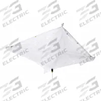 PIG Leak Diverter Tarp: 12 ft Lg, 12 ft Wd, Straps Leak Diverter Mounting, Polyester/PVC, Gray (MPN TLS465-GY). Key specifications — Diverter Material: PVC; Diverter Color: Gray; Leak Diverter Mounting Style: Straps; Brand: PIG.