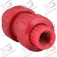 APPROVED VENDOR Ball Check Valve: Ball, Inline Valve Body, PVDF, 1/2 in Pipe Size, FNPT x FNPT, Std (MPN T65BC-V 1/2). Key specifications — Ball Material: PVDF; Brand: APPROVED VENDOR.