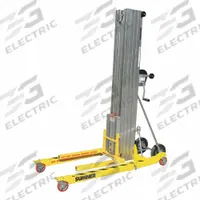 SUMNER Material Lift: 800 lb, Adj Base, Without Outriggers, 28 in Fork Lg, 21 1/2 in (MPN 783701). Key specifications — Width Across Forks: 21-1/2 in; Frame Material: Steel; Caster/Wheel Configuration: (4) Swivel with Brake; Brand: SUMNER; Fork Type: Invertible.