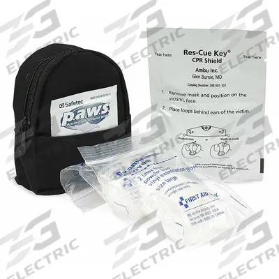 FIRST AID ONLY Mask: 1 People Served, Adult, Disposable - CPR Face Shields