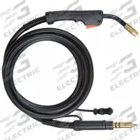 HOBART MIG Gun: HR100, 100 A, 0.035 in, 10 ft, Hobart-Compatible (MPN 284546). Key specifications — For Rear Connection Type: Hobart-Compatible; Contact Tip Series: M-Series; MIG Gun Model: 284546.