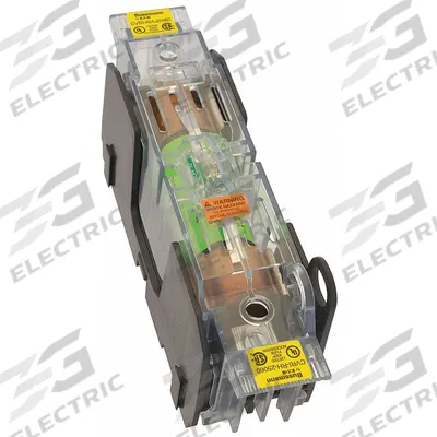BUSSMANN Fuse Block Cover: For H/RK1/RK5 Fuse Class or Type, 250 V AC, Non-Indicating - Non-Indicating Fuse Block Covers