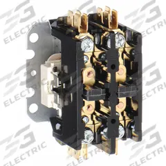 SQUARE D Definite Purpose Magnetic Contactor: 2 Poles, 24V AC, 30 A, Non-Reversing (MPN 8910DP32V14). Key specifications — Brand: SQUARE D; Coil Voltage: 24V AC; Contactor Style: HVACR Definite Purpose Contactor; Terminal Connection Type: Screw Clamp Terminals; Maximum Voltage Rating: 600V AC; Series: 8910 Series Type DP; Phase: Single; Main Pole Contact Form: 2NO.