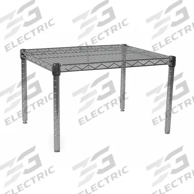 APPROVED VENDOR Low Profile Dunnage Rack: 14 in x 24 in x 18 in, Steel, 800 lb Load Capacity - Wire Dunnage Racks