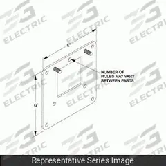 HAMMOND MANUFACTURING Wireway Reducer: 8 in Wd, 6 in_8 in Ht, 9 3/16 in Ht, Stainless Steel (MPN 1487EREDSS). Key specifications — attr2555: HAMMOND MANUFACTURING; attr2565: Stainless Steel.