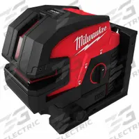 MILWAUKEE Cross Line Laser: 2 Lines and 4 Dots, Green Beam, 0 Planes, +/- 1/8 in @ 33 ft Accuracy (MPN 3624-20). Key specifications — attr935979: M12; attr934757: MILWAUKEE; attr936112: +/- 1/8 in @ 33 ft; attr936114: Electronic Self-Leveling; attr935981: Case.