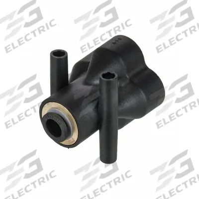 LEGRIS Push-Fit Wye Fitting: 5/32 in OD x 5/32 in OD x 5/32 in OD Size, Polymer - Nylon & Nickel-Plated Brass Tube Fittings
