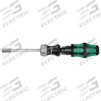 WERA Multi-Bit Screwdriver: Phillips/Slotted/Square Tip, #1/1 mm/#2 Tip Size, 7 Tips, Magnetic (MPN 05073661002). Key specifications — attr1205339: Robertson Square Recess: #1 + #2; attr1205303: WERA.
