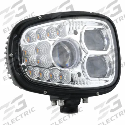 GROTE Head Lamp Assembly: Headlight, LED, High Beam/Low Beam - Standard Headlights