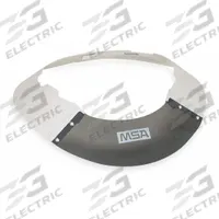 MSA Visor: White, Polycarbonate, Over-the-Hat with Wide Brim, For Front Brim Hard Hats (MPN 697290). Key specifications — Head Protection Color: White; Material: Polycarbonate; Sun Shade Mounting: Over-the-Hat with Wide Brim; For Use With: Front Brim Hard Hats; Brand: MSA.