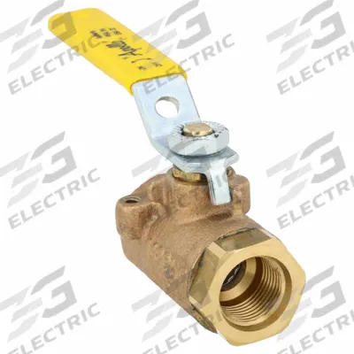 APOLLO Manual Two-Way Ball Valve: 1/2 in, Bronze, Straight, Female SAE x Female SAE - Bronze Ball Valves