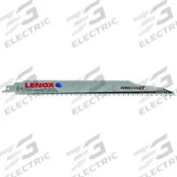 LENOX Reciprocating Saw Blade: 6 Teeth per Inch, 12 in Blade Lg, 0.05 in Blade Thick, Carbide, 5 PK (MPN 1832147). Key specifications — attr1109198: 6; attr1109200: Rigid for Straight Cuts; attr1109201: Straight; attr1109209: LENOX.