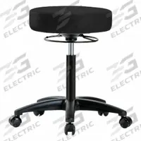 Stool: Vinyl, Ht Range 19 3/4 in to 27 3/4 in, 17 in Seat Wd, 17 in Seat Dp, 0 Glides, 5 Casters (MPN BR-VMBSO-RG-NF-RC-8540). Key specifications — Brand: APPROVED VENDOR; Foot Support: No; Base Material: Fiberglass; ESD-Safe: Not ESD Safe; Number of Casters: 5.