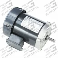 LEESON General Purpose: C-Face Mount, Totally Enclosed Fan Cooled, 1/2 hp, 208-230/460V AC (MPN 5K35MNB114). Key specifications — Brand: LEESON; Nameplate Voltage @ 60 Hz: 208-230/460V AC; Full Load Current @ 60 Hz: 2.1-2.2/1.1 A; Nameplate RPM @ 60 Hz: 1,725 RPM; Motor Enclosure: TEFC.