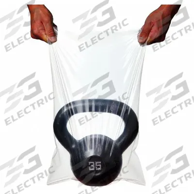 APPROVED VENDOR Open-Ended Poly Bag: Light-Duty, Linear Low Density Polyethylene (LLDPE) - Light-Duty Open-Ended Bags