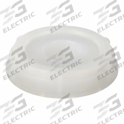APPROVED VENDOR Screw Lid: Gasketed/Screw Top, White, Plastic, FDA Compliant - Screw-On Caps