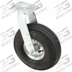 APPROVED VENDOR Plate Caster: Swivel, Steel, 10 in Wheel Dia., 3 in Wheel Wd, 11 1/2 in Mounting Ht (MPN P21S-P100WK-14). Key specifications — Brand: APPROVED VENDOR; Swivel Raceway Type: Double Ball; Roll Up: Swivel.