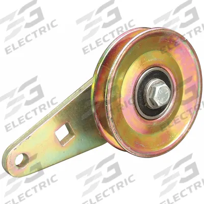 DAYCO Idler Pulley: Idler Pulley, 89025, V-Belt, Ribbed, Flangeless Flange, Light Duty - Grooved V-Belt Idler Pulleys for Vehicles
