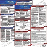JJ KELLER Labor Law Poster: TX, English, Plastic, 20 in x 24 in, Federal and State Labor Law (MPN 100-TXWC-3). Key specifications — State/Province: TX; Language: English.