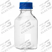 APPROVED VENDOR Media/Storage Bottle: 1 L, 32 fl oz, Polycarbonate, Colorless, Rectangular, Clear (MPN BMPC500). Key specifications — Body Color: Colorless; Brand: APPROVED VENDOR; Closure Included: Yes; Graduated: Yes; Closure Attached: Attached.