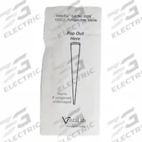CELLTREAT Pipette Tip: Sterile, 1,250 ul Capacity, Individually Wrapped, No Filter, Clear, 200 (MPN 2028). Key specifications — Brand: CELLTREAT; Color: Clear; Disposability: Single-Use; Material: Polypropylene; Sterility: Sterile; For Pipette Type: MLA Pipettor; Includes Filter: No Filter; Configuration: Individually Wrapped.
