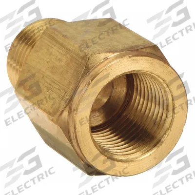 APPROVED VENDOR Metal Pipe Straight: Straight, 1/8 in x 1/8 in, 1,200 psi - Chrome-Plated Threaded High-Pressure Pipe Fittings