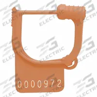 TYDENBROOKS Padlock Seals: Orange, Polypropylene, 6 lb Breaking Strength, 29/50 in Lock Lg, 1 PK (MPN 36021130-04). Key specifications — Brand: TYDENBROOKS; Marking Included: Letters; Marking Message: Sealed; Marking Numbering: Sequential; Lock Material: Polypropylene.