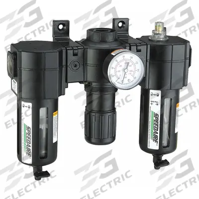 SPEEDAIRE Filter/Regulator/Lubricator: 3/8 in NPT, 118 cfm, 150 psi Max Op Pressure - Speedaire Filter, Regulator & Lubricators (FRLs)