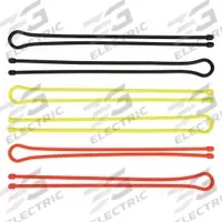 NITE IZE Gear Tie: Black/Bright Orange/Neon Yellow, 32 in Lg (MPN GTPP32-A1-R8). Key specifications — Color: Bright Orange; Brand: NITE IZE; Pack: Small Pack.