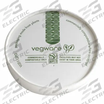 NOVOLEX Disposable Soup Container Lid: 12 oz_16 oz_24 oz_32 oz Capacity, 4 1/2 in Dia - Lids for Round Paper Containers