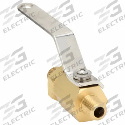 APPROVED VENDOR Manual Two-Way Ball Valve: 1/8 in, Brass, Straight, MNPT x MNPT - Mini Brass Ball Valves