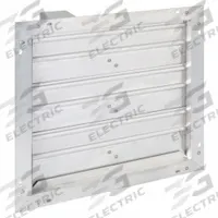 19"H-W 12"L Squ Alum Mtrzd Contrl Damper: 12 in L, 19 in H, 19 in W, 1 1/2 in Flange Wd, Aluminum (MPN 4C560). Key specifications — Nameplate Voltage: 100/240V AC; Blade Type: Flat Blade; Brand: DAYTON; Maximum Air Velocity: 3500 fpm; Switch Action: Normally Open.