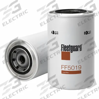 FLEETGUARD Automotive Fuel Filter: 17 5/16 in Overall Lg, 4 1/4 in Outside Dia, Diesel Fuel - Spin-On Fuel Filters