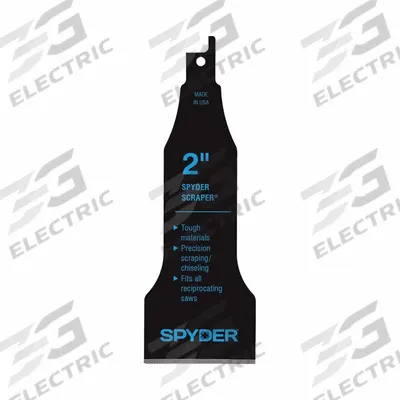 SPYDER Reciprocating Saw Scraper Attachment 2-Inch: Reciprocating Saw Compatible - Reciprocating Saw Scraper Blades