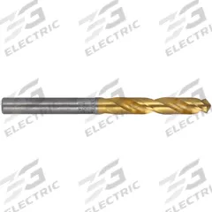 CHICAGO-LATROBE Silver and Deming Drill: 45/64", 118° Split Point, TiN-Coated Cobalt (MPN 53407). Key specifications — attr1235078: 0.7031.