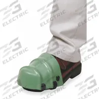 APPROVED VENDOR Foot Guard: Unisex, Green, Universal, Plastic, 7 oz Wt Each, Strap-On, 1 PR (MPN 5T457). Key specifications — Brand: APPROVED VENDOR; Size: Universal; Color: Green; Attachment Type: Strap-On; Material: Plastic; Gender: Unisex; Product Type: Foot Guard.