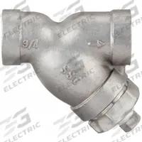 SSI Y Strainer: 1 in, NPT, Perforated, 0.0313 in Screen Size, Stainless Steel, 304 Stainless Steel (MPN 0100-1500Y1TT-1). Key specifications — Brand: SSI; Seal Material: 304 Stainless Steel; Manufacturer Part Number: 0100-1500Y1TT-1; Screen Material: 304 Stainless Steel.