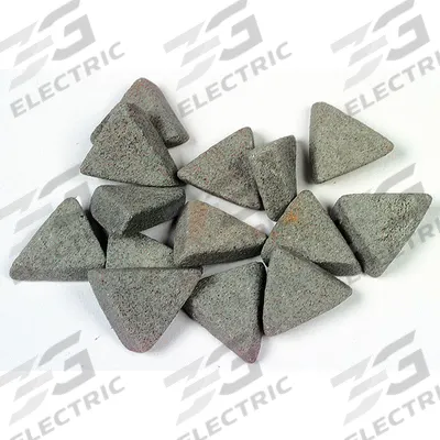 RAYTECH Finishing Media: Ceramic, Triangle - Ceramic Finishing Media