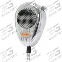 ROADKING Microphone: Fits CB Radios, For CB Radios Series, 216 in Cord, Noise Cancelling, RK56CHSS. Key specifications — Compatible Radio Series: CB Radios; Color: Silver; Radio Connector Type: 4-Pin; Brand: ROADKING; Manufacturer Part Number: RK56CHSS.