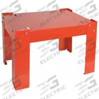 DURHAM MFG Base for Slide Rack Cabinet: 20 1/2 in Overall Wd, 16 1/2 in Overall Dp, Steel, Red (MPN 304-17). Key specifications — Color: Red; Brand: DURHAM MFG; Product Type: Base; Material: Steel.