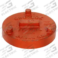 GRUVLOK Cap: Solid Cap, 14 in, Ductile Iron, 1,000 psi, 8 1/2 in Overall Lg (MPN 0390030542). Key specifications — Brand: GRUVLOK; Maximum Operating Pressure: 1,000 psi.
