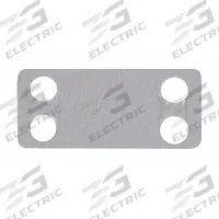 Marker Plate: Rectangle, 1 3/4 in x 1 3/4 in, 304 Stainless Steel, 0.01 in Thick, 4 Holes (MPN MMP172-C). Key specifications — Material: 304 Stainless Steel; Brand: PANDUIT; Size: 1-3/4 in x 1-3/4 in.