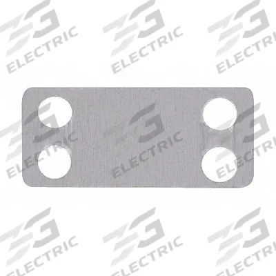 PANDUIT Marker Plate: Rectangle, 1 3/4 in x 1 3/4 in, 304 Stainless Steel, 0.01 in Thick - Plates for Label Stamping Presses