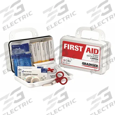 FIRST AID ONLY First Aid Kit and Housing: Gen Purpose, 5 People Served, 66 Components - General Purpose First Aid Kits