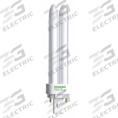 LEDVANCE/ SYLVANIA Compact Fluorescent Bulb: 2-Pin (G24d-3), T4, Fluorescent, 2700K - CFL Double Twin-Tube Plug-In Lamps