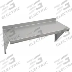 APPROVED VENDOR Wall Shelf: 24 in x 12 in x 13 1/2 in, 24 in x 12 in, 100 lb Load Capacity, Steel (MPN 2HFX9). Key specifications — Material: Steel; Standards: NSF; Finish: Zinc-Plated; Includes: Brackets; Brand: APPROVED VENDOR.