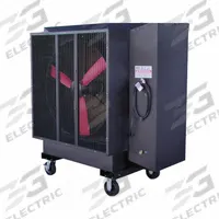 SKYBLADE Portable Evaporative Cooler: 3,000 sq ft – 3,000 sq ft, 5-15P, 115V AC, 10,000 cfm Airflow (MPN SM-36-B-120). Key specifications — attr1152013: Variable; attr1151993: SKYBLADE.