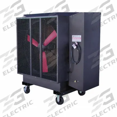 SKYBLADE Portable Evaporative Cooler: 3,000 sq ft – 3,000 sq ft, 5-15P, 115V AC - Portable Evaporative Coolers