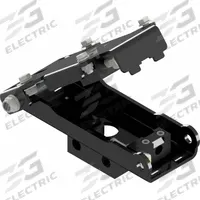 BFT Hardware Kit: For Use With Automated Gate System, 12 1/2 in Overall Ht, Black, Mounting Hardware (MPN P120094 00000). Key specifications — Brand: BFT; Color: Black; For Use With: Automated Gate System; Material: Carbon Steel; Product Type: Mounting Hardware.